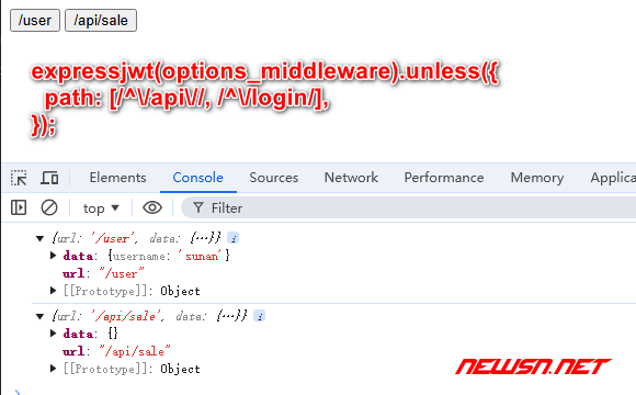 苏南大叔：ExpressJWT，如何配合JsonWebToken传递和使用令牌？ - expressjwt-unless