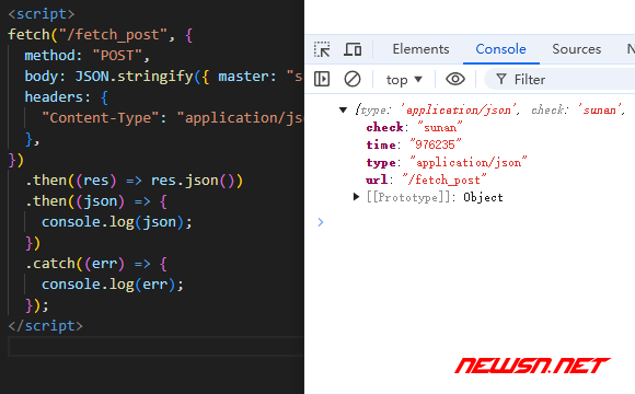 苏南大叔：如何发出一个type为application/json的post请求？方案合集 - fetch-post