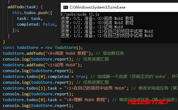 苏南大叔：mobx状态管理解决方案对标redux，mobx新手入门篇 - 普通代码，多条report