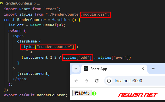 苏南大叔：React组件，渲染计数器RenderCount组件的实现与优化 - renderCount