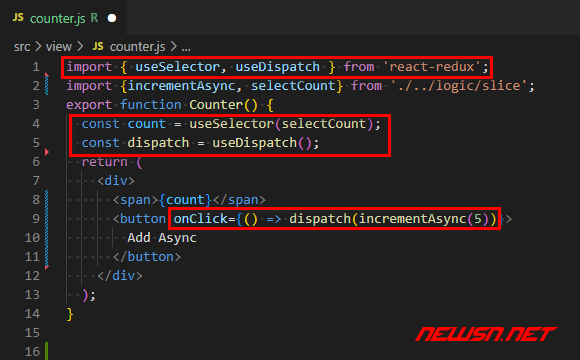 苏南大叔：create-react-app的redux范例，createAsyncThunk异步函数 - dispatch2