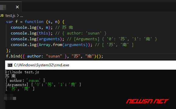 苏南大叔：JavaScript，箭头函数能否访问this和arguments？ - 对比方案
