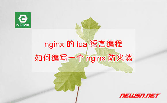 苏南大叔：nginx的lua语言编程，如何编写一个nginx防火墙？ - nginx-lua
