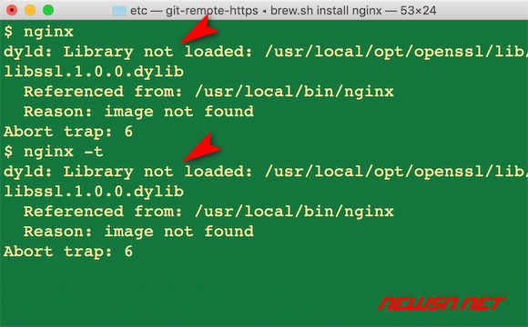 苏南大叔：nginx报错：libssl library not loaded 的解决方案 - nginx-issue-snap
