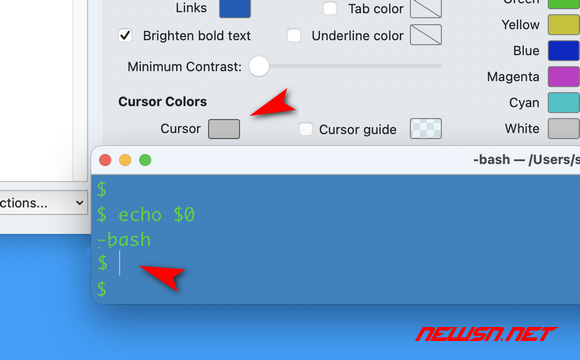 苏南大叔：iterm2系列，如何设置切换光标样式？ - cursor-color