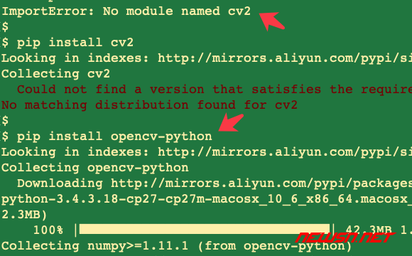 苏南大叔：python 如何安装 cv2 图片处理库 - cv2