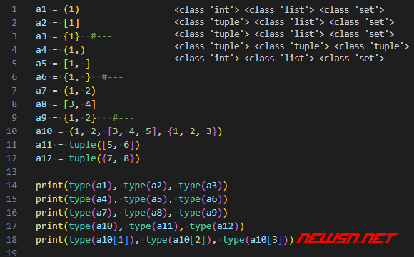 苏南大叔：python代码，如何理解tuple元组？tuple/list/set异同对比 - 基本定义