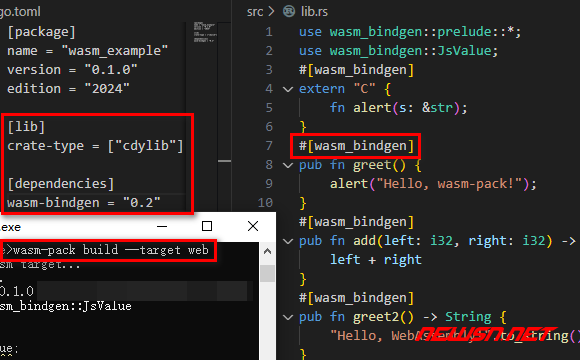 苏南大叔：Rust编程语言，使用wasm-pack编译wasm范例 - wasm-pack打包命令
