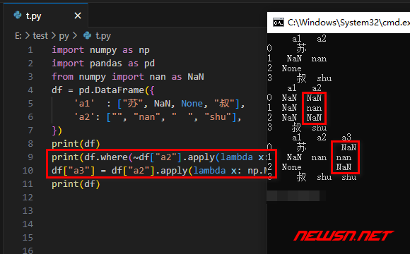 苏南大叔：python数据清洗，如何对dataframe数据进行isnull空值区分？ - nan替换