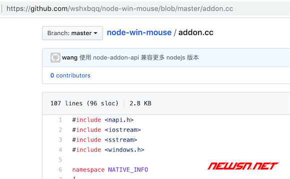 苏南大叔：win系统，node如何模拟鼠标事件？electron模拟鼠标教程 - node-win-mouse-github-addoncc