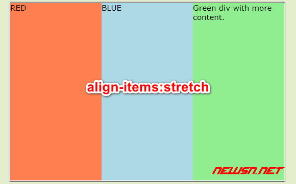 苏南大叔：网页css布局，flex弹性盒子，容器如何设置对齐方式？ - align-items-stretch