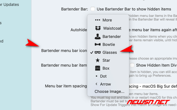 苏南大叔：mac系统，好用的托盘区图标管理软件bartender - bartender-setting-2