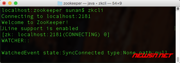 苏南大叔：mac 系统，如何安装大数据套件之 zookeeper ？ - zookeeper_cli