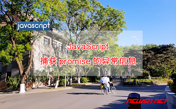 苏南大叔：JavaScript，如何捕获promise的reject()异常返回值信息? - 请求远程接口