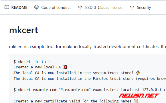 苏南大叔：windows系统，如何利用mkcert做一个自签名的证书？ - mkcert-github