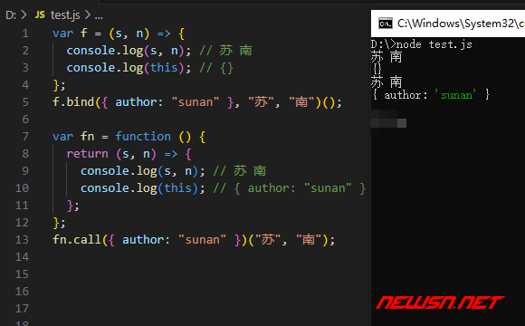 苏南大叔：JavaScript，箭头函数能否访问this和arguments？ - 绑定this的方式