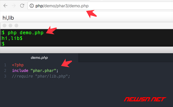 苏南大叔：php代码，phar和webphar在入口点方面有何区别？ - require_lib
