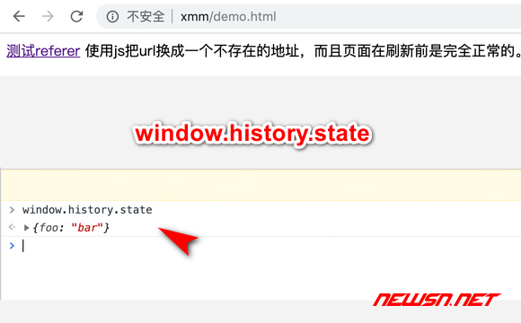 苏南大叔：前端路由实现：通过onpopstate()监控浏览器前进后退数据 - window-history-state