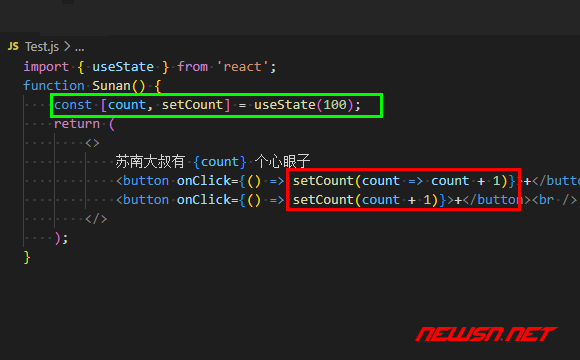 苏南大叔：react教程，如何使用useState的升级版hook函数useReducer？ - usereact写法