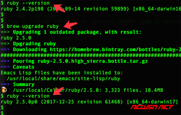 苏南大叔：mac环境，如何安装或升级ruby？ - 004