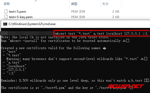 苏南大叔：windows系统，如何利用mkcert做一个自签名的证书？ - 生成证书