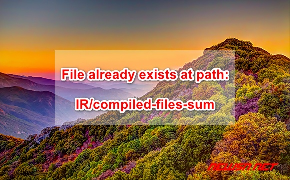 苏南大叔：zephir 错误 File already exists at path: IR/compiled-files-sum - zephir-error-file-not-found
