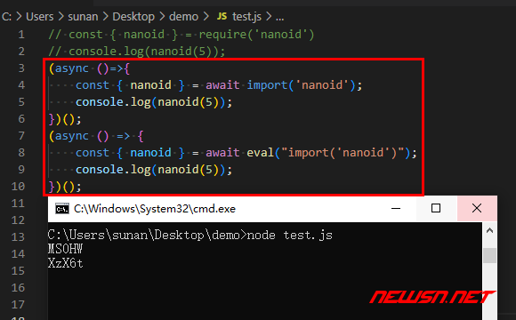 苏南大叔：node程序commonjs模式下，如何使用动态import语句？ - 动态导入
