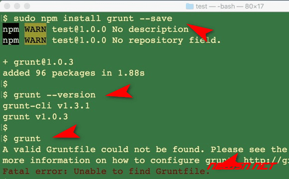 苏南大叔：如何安装打包工具grunt？gruntfile.js的功用介绍 - grunt-install