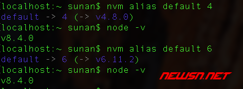 苏南大叔：如何切换本地node版本？nvm工具的基本使用 - alias