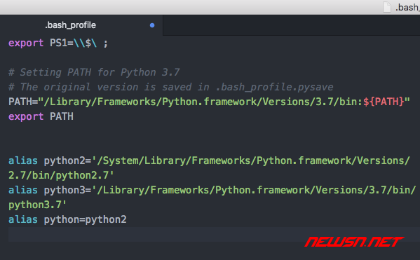 苏南大叔：python3.7如何与python2.7共存？快速切换python版本方案 - 切换为python2