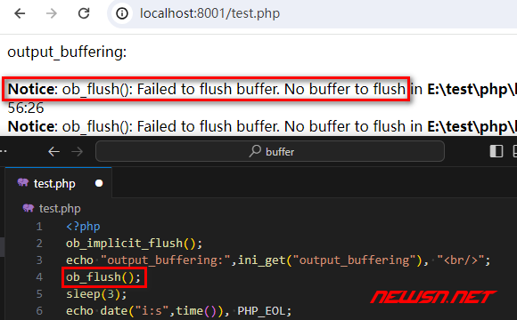 苏南大叔：php缓存，开启output_buffering的情况下，如何分段输出？ - ob_flush输出warning