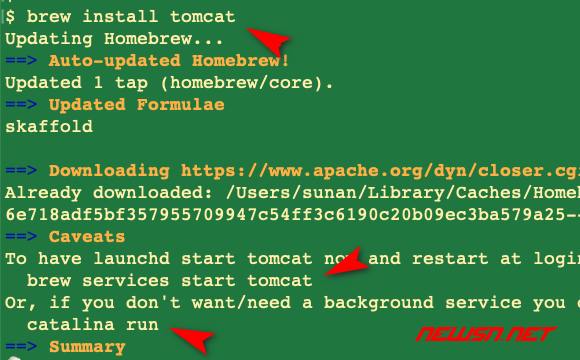 苏南大叔：brew如何安装tomcat？tomcat网站根目录在什么位置 - 01-brew-install-tomcat