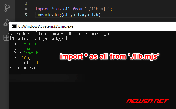 苏南大叔：nodejs的import和export，如何编写执行es6模块？ - import-all