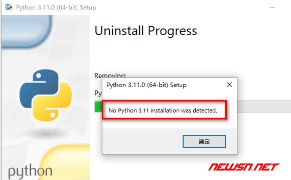 苏南大叔：python无法卸载怎么办？No Python installation was detected - 无法卸载python