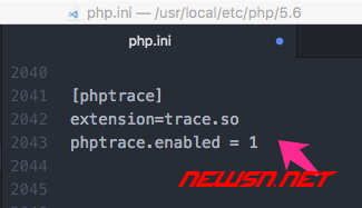 苏南大叔：php 函数调用追踪扩展插件 phptrace 如何编译安装？ - trace_ini