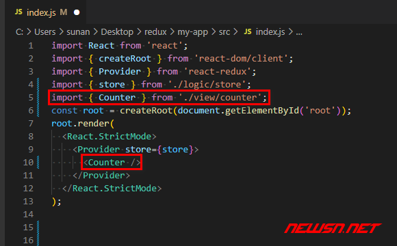苏南大叔：create-react-app，如何获得一个精简版redux项目？ - index-js-code