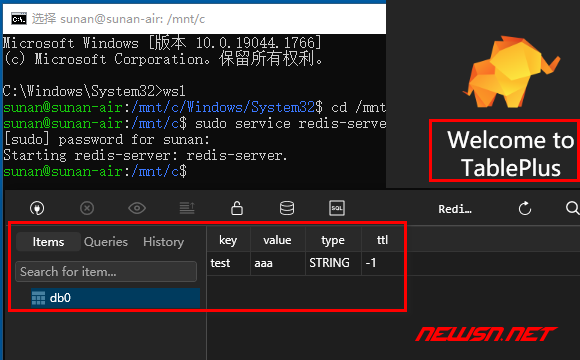 苏南大叔：WSL微软官方linux子系统，如何安装redis程序？ - tableplus