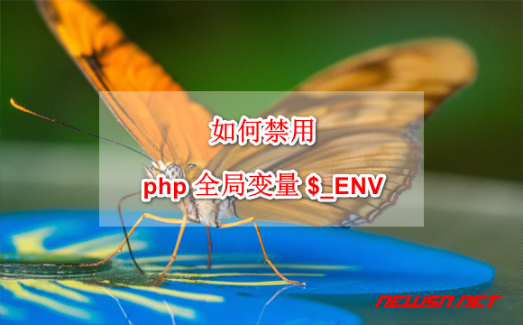 苏南大叔：如何禁用 php 全局变量 $_ENV，解决潜在安全性问题 - php_env_disabled