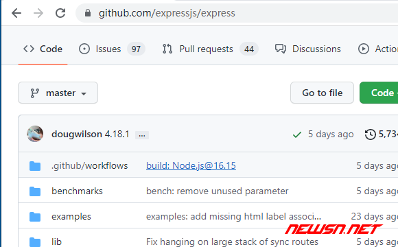苏南大叔：nodejs代码，express接口服务，如何接收参数？如何跨域？ - express-github