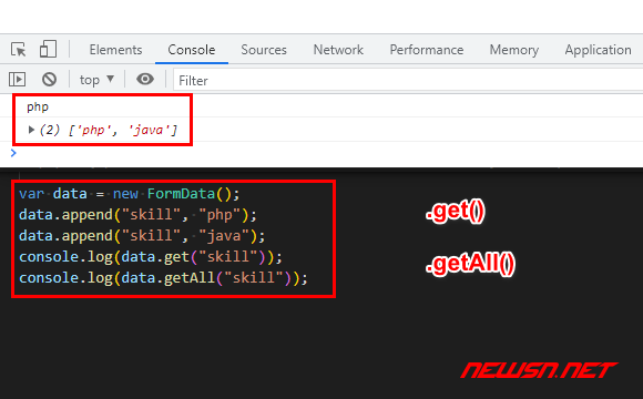 苏南大叔：JavaScript，如何对FormData数据进行增删改查遍历？ - formdata-getall