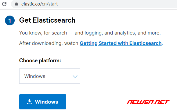 苏南大叔：ElasticSearch全文搜索引擎，windows环境下如何安装运行？ - 下载elasticsearch