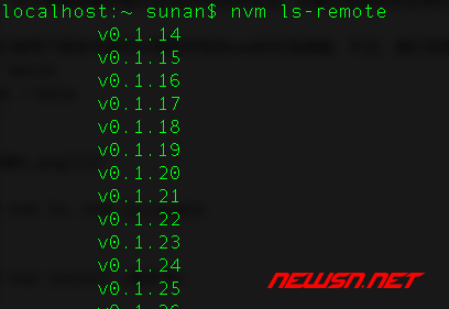 苏南大叔：如何切换本地node版本？nvm工具的基本使用 - ls-remote
