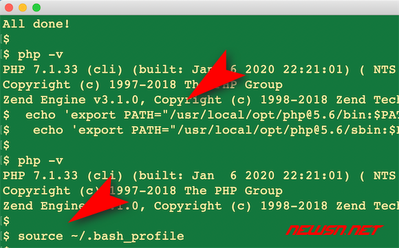 苏南大叔：mac多php环境，如何快速切换php版本？ - bash_profile