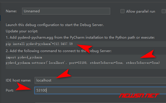 苏南大叔：pycharm如何安装配置代码单步调试工具pydevd？ - debug-server-2