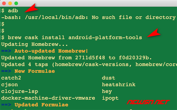 苏南大叔：如何安装Android调试桥adb? 如何连接安卓USB调试？ - brew-cask-install-adb