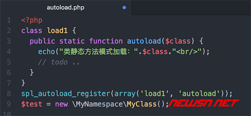 苏南大叔：php如何通过spl_autoload_register自动加载类定义 - load1