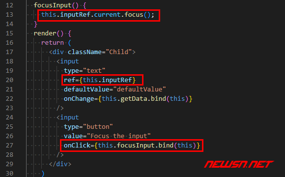 苏南大叔：react项目，传统类组件如何使用createRef()创建ref引用? - inputref-focus