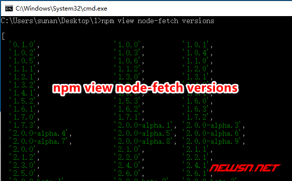 苏南大叔：node环境，是否可以使用fetch函数？如何使用fetch？ - node-fetch-versions