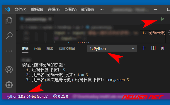 苏南大叔：vscode不使用插件，如何直接执行python文件？ - vscode-python-5