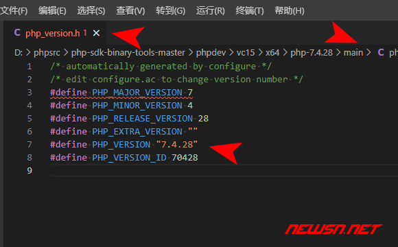 苏南大叔：php内核编译，如何篡改php可执行程序的版本号？ - php-version-h
